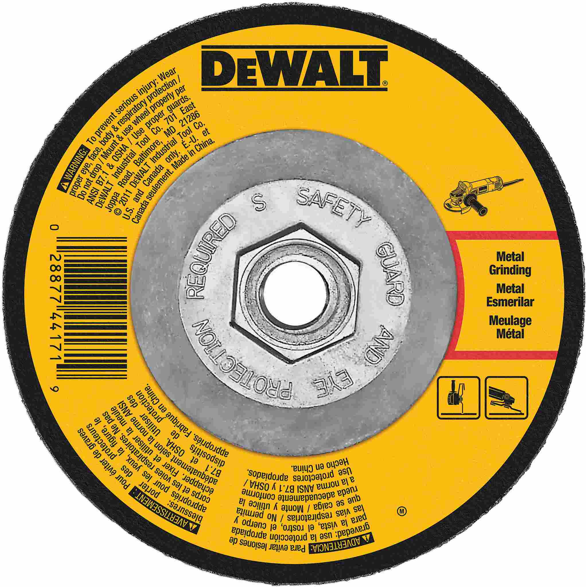 Box of 50 Details about    DEWALT DWA4513 6" X 1/8" X 7/8" Metal Cutting/Grinding Wheels